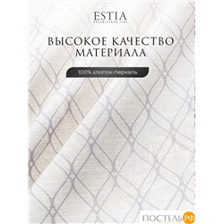 Estia ЭБЕРТ Простыня на резинке 160х200х30, 1 пр, хл.