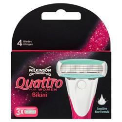 Wilkinson QUATTRO for WOMEN сменные кассеты (3шт)