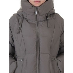 8855 GRAY Пальто зимнее женское (200 гр. холлофайбер)
