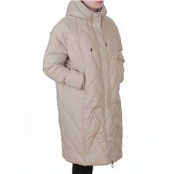 3080 BEIGE Пуховик женский (утиный пух)