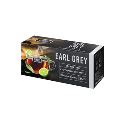 «ETRE», чай Earl Grey черный, бергамот, 25 пакетиков, 50 г