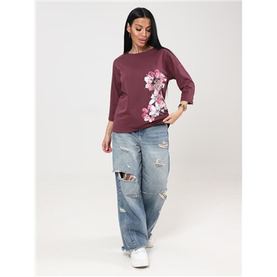 Мимулус - футболка лиловый