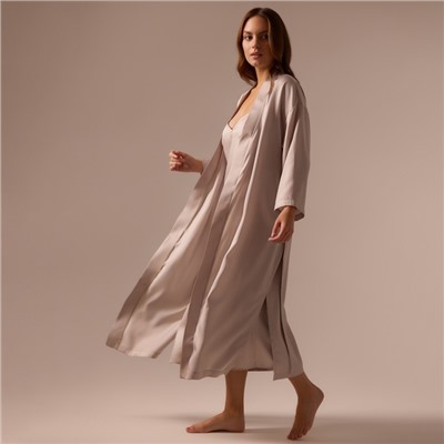 Халат домашний женский SL Tensel Home, серый