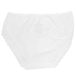 5225-01 Трусы для девочек белые (BAYKAR)