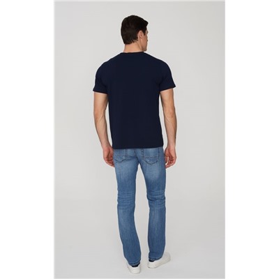Футболка F911-6000bb d.blue