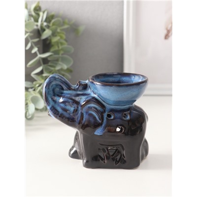 Аромалампа для эфирных масел «Слон», 10×13.5×7 см, МИКС