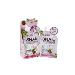 (УПАКОВКА 6 ШТ) Увлажняющий улиточный крем для лица от Le' Skin, Snail Whitening Moisture Face Cream, 8 мл