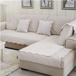 Комплект накидок на диван 90/150-2шт и 90/210-1 шт крем