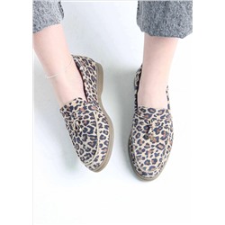 Лоферы туфли ED'ART 170.2614'be. бежевый леопард