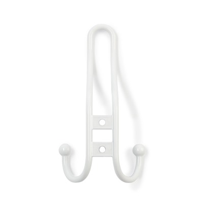 Крючок мебельный ТУНДРА TKT002 LIGHT, трехрожковый, белый