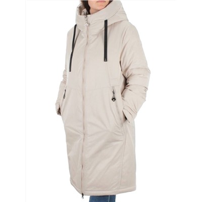 2392 LT. BEIGE Пальто зимнее женское (200 гр. холлофайбер)
