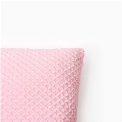 Подушка декоративная «Этель. Квадрат», 40×40 см, розовая