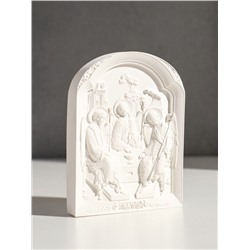 Икона «Святая троица», с подвесом, 12×9×2 см, гипс