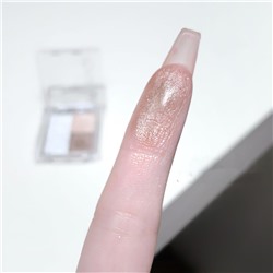 Мерцающие трехцветные тени для век Tingphe