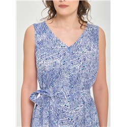 Комбинезон синий с поясом