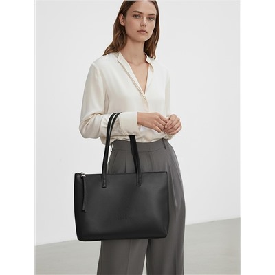 Женская кожаная сумка Richet 3202LN 376 Черный