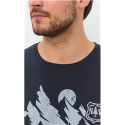 Лонгслив мужской с принтом F111-1001-332 темно-серый