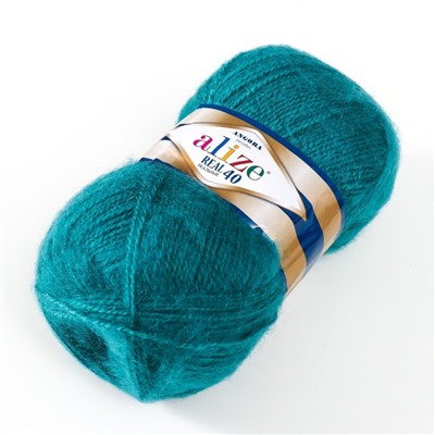 Пряжа для вязания спицами, крючком ALIZE, Angora real 40, 60% акрил, 40% шерсть, 430 м/100 г, (507)