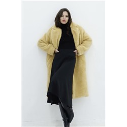 8261 Шубка длинная утеплённая "Primrose Yellow" (остаток: 42-44)