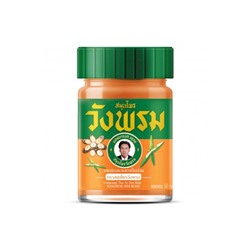 Оранжевый (охлаждающий) тайский бальзам от Wangprom Herb, Orange Balm, 50 гр