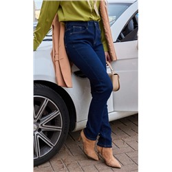 Джинсы утепленные женские F022-0125W navy