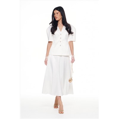 Жакет, юбка KaVaRi 8056.1 белый