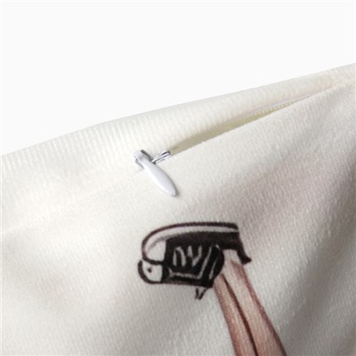 Наволочки декоративные набор 2 шт. «Этель. Девичьи истории», 40×40, велюр