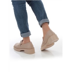 01-P9208-1 DK. BEIGE Ботинки демисезонные женские (натуральная кожа)