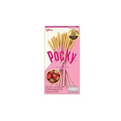 Печенье - палочки покки со вкусом Клубники Pocky Glico 43гр