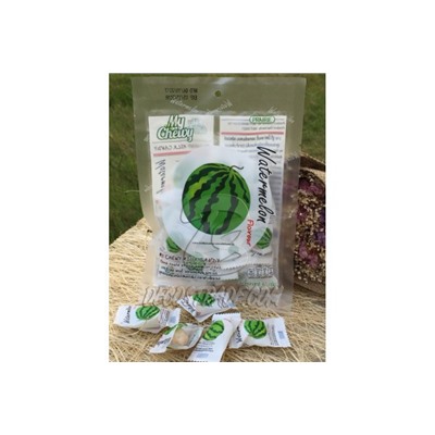 Жевательные молочные конфеты «Арбуз» My Chewy, Milk Candy Watermelon Flavour, 67 гр