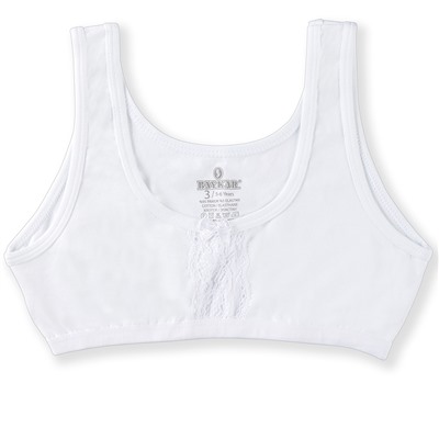 4215-01 Топ для девочки белый (BAYKAR)