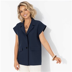 Жилет на подкладе, Слишком модно (deep blue)