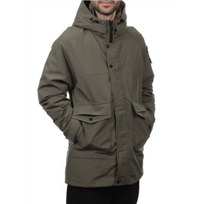 8897 GREEN Куртка мужская зимняя облегченная (130 гр. холлофайбер)