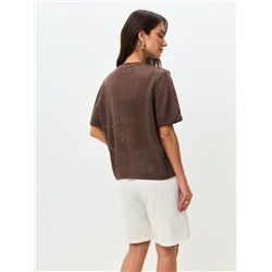 Футболка JOYCE, Шоколад