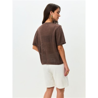 Футболка JOYCE, Шоколад