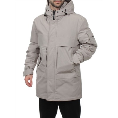 8896 BEIGE Куртка мужская зимняя облегченная (130 гр. холлофайбер)