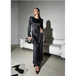 Платье атласное