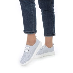 05-HY1-3D GRAY Кроссовки женские (натуральная кожа)
