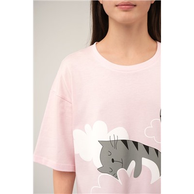 Туника оверсайз для девочки Happyfox