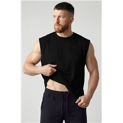 Мужская футболка оверсайз без рукавов Happyfox