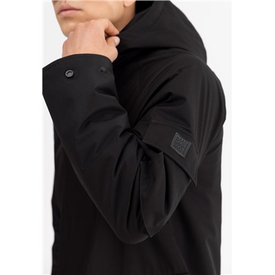 Плащ мужской черный