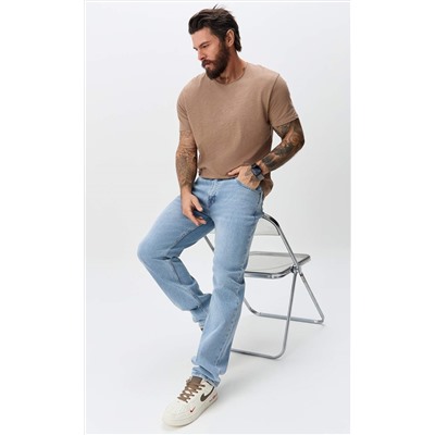 Джинсы муж. F611-0181 l.blue