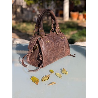 Зимние ботинки  AB.Z. 27001 Chocolate +Итальянская сумка  AB.Z · Pelle · Gabana marron Акция