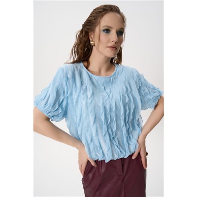 Блузка Лили (голубой)