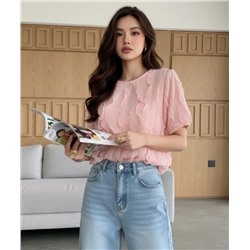 Лонгслив с рюшами