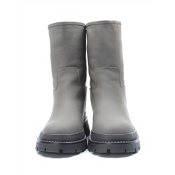 04-C187M Ботинки зимние женские (натуральная кожа (нубук) натуральный мех)