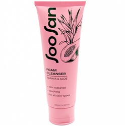 SOOSAN Очищающая пенка с экстрактами папайи и алоэ для чувствительной кожи 120 мл