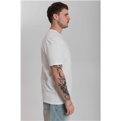 Футболка из кулирки с декоративной отстрочкой и принтом М125059Пм