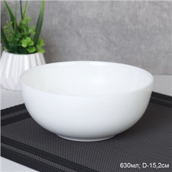 Тарелка глубокая суповая 630 мл 152 мм Луна  LY60 (white) /уп 6/48/ 745620