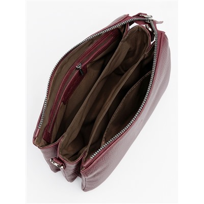 Женская кожаная сумка Richet 2766LN 806 Бордовый